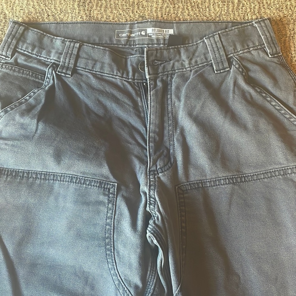 Carhartt double front relaxed fit pants in grey